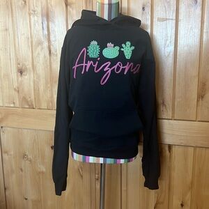 New Arizona Black Pullover Hoodie Sweatshirt